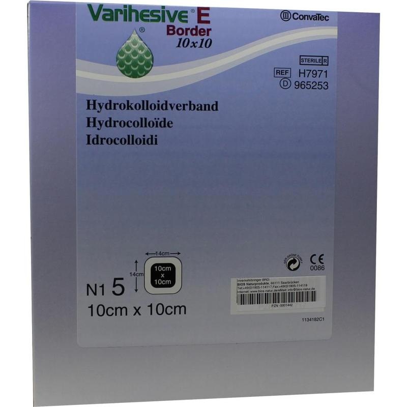 VARIHESIVE E Border 10x10 cm HKV hydroaktiv 965253