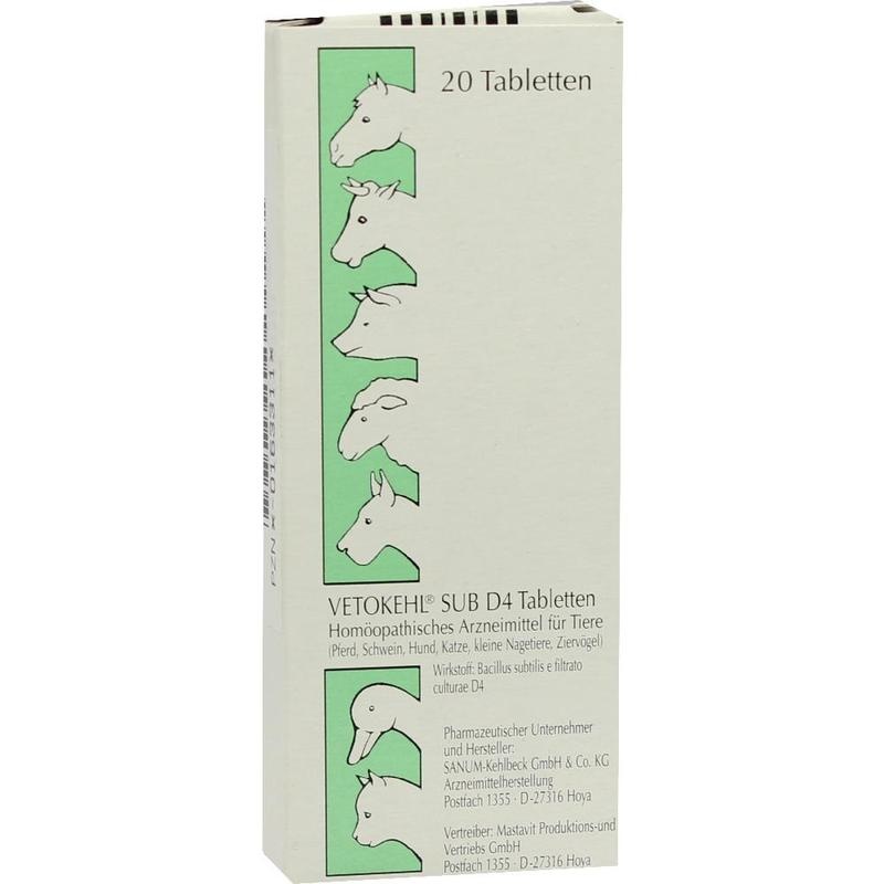 VETOKEHL SUB D 4 Tabletten vet.
