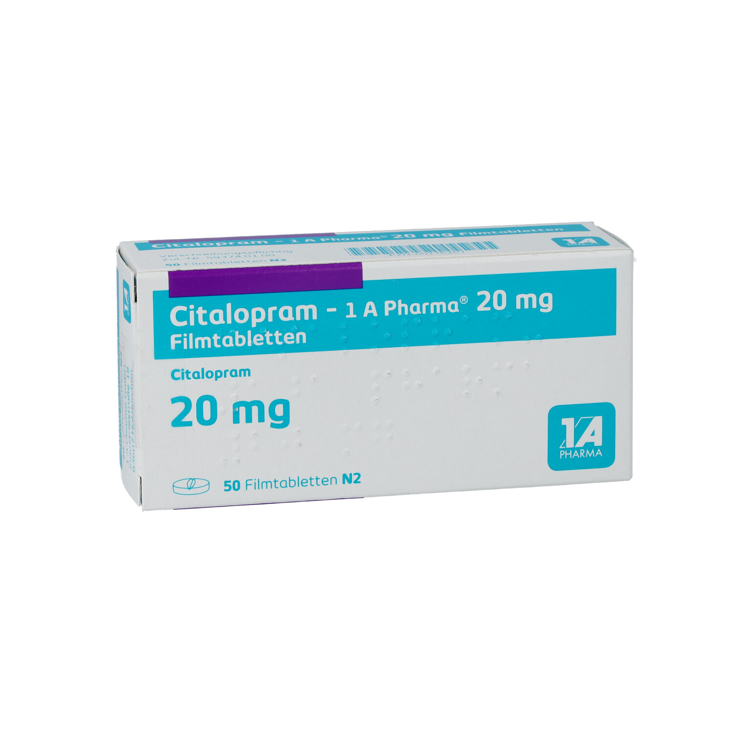 CITALOPRAM-1A Pharma 20 mg Filmtabletten