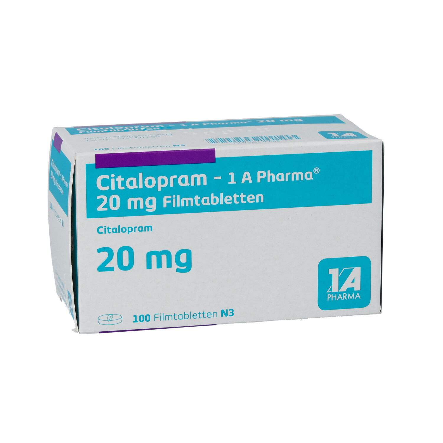 CITALOPRAM-1A Pharma 20 mg Filmtabletten