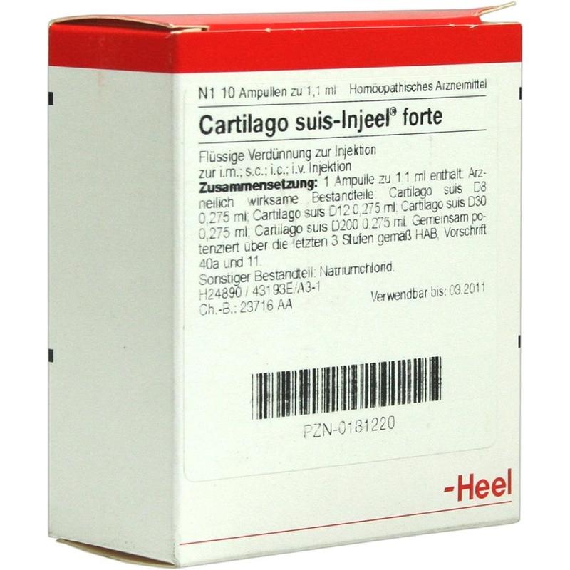 CARTILAGO suis Injeel forte Ampullen