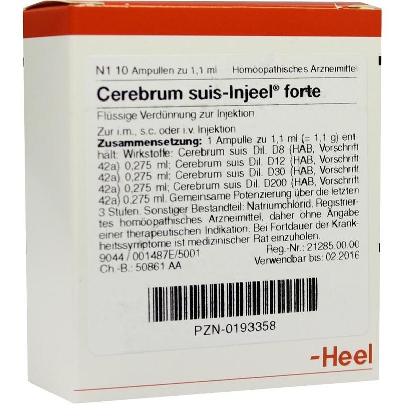 CEREBRUM SUIS Injeel forte Ampullen
