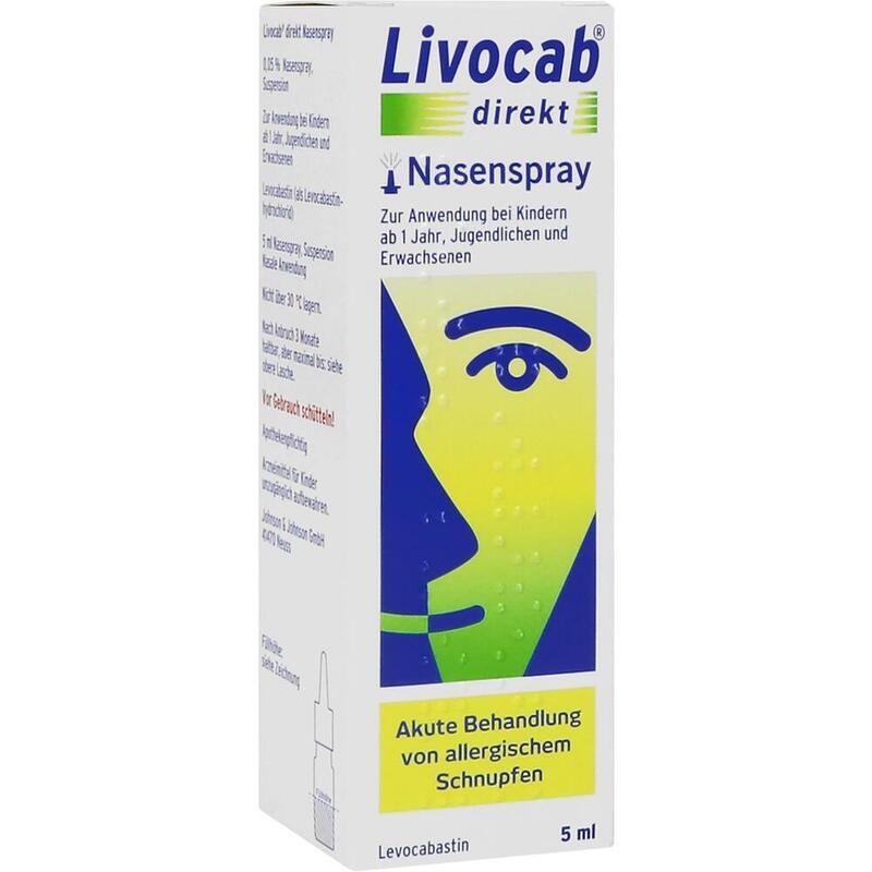 Livocab direkt Nasenspray – Bei allergischem Schnupfen & Heuschnupfen