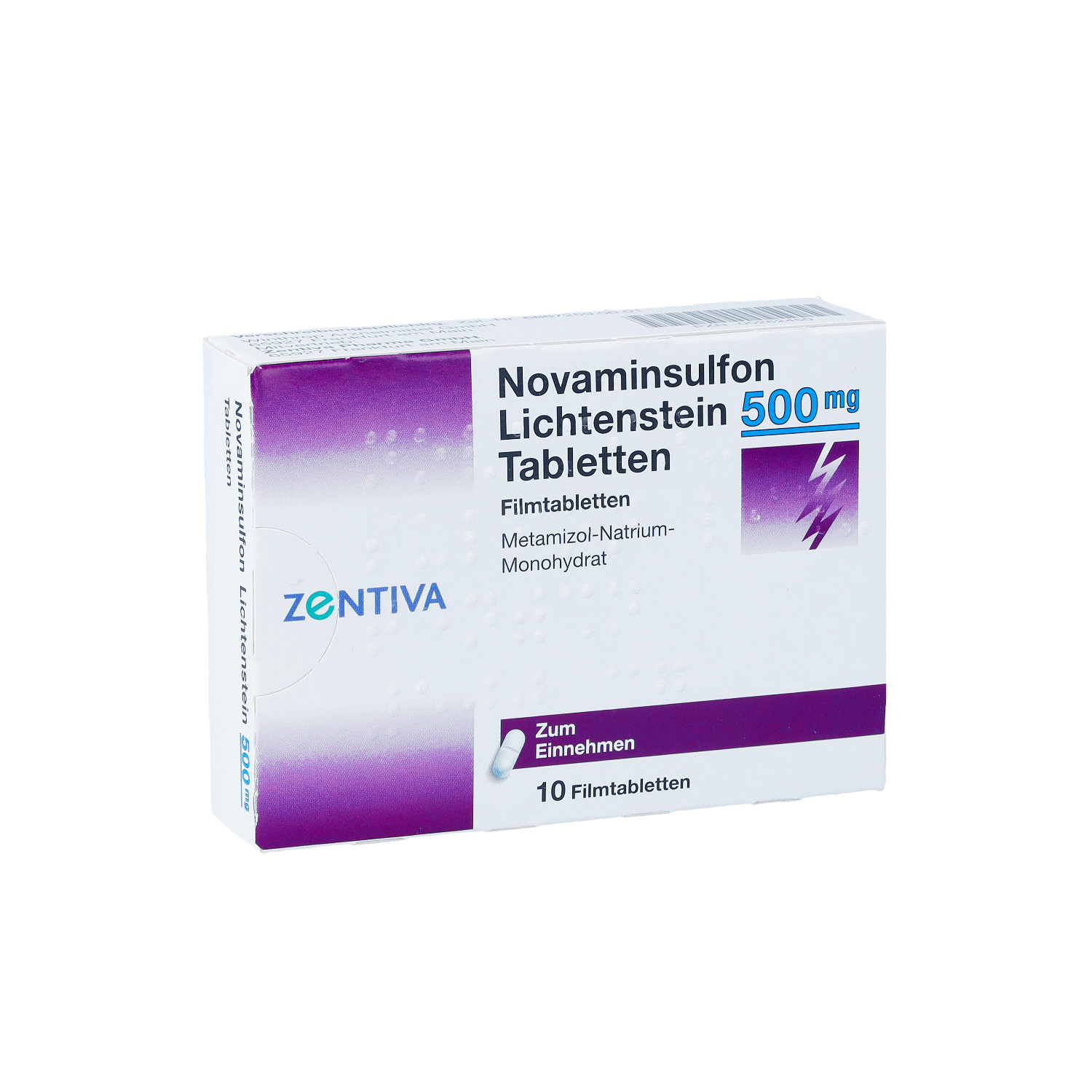 Novaminsulfon 500 mg Lichtenstein Filmtabletten