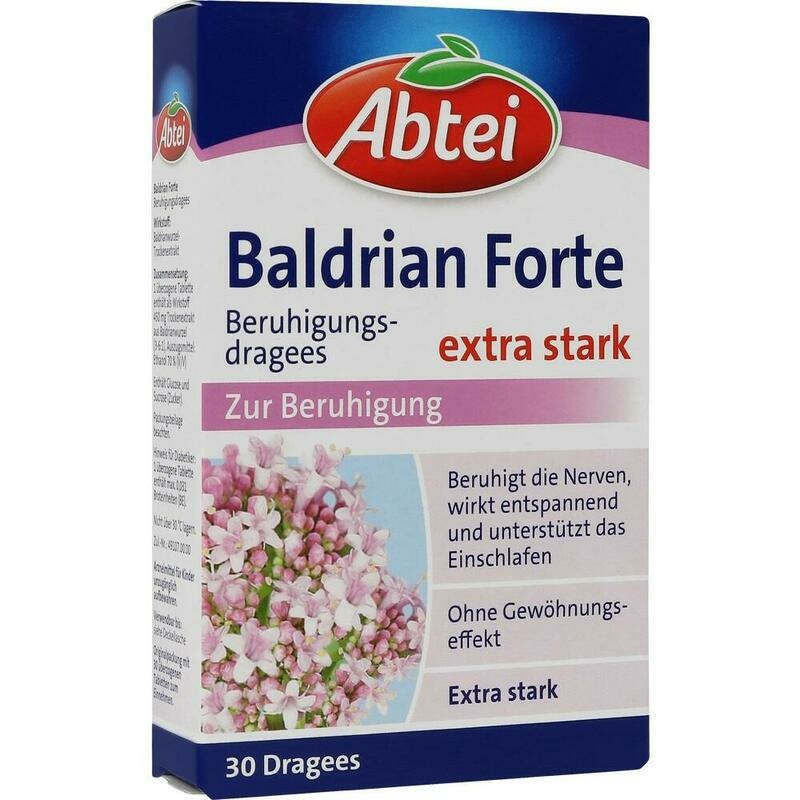 Abtei Baldrian forte Tabletten – Bei Unruhe & Schlafstörungen