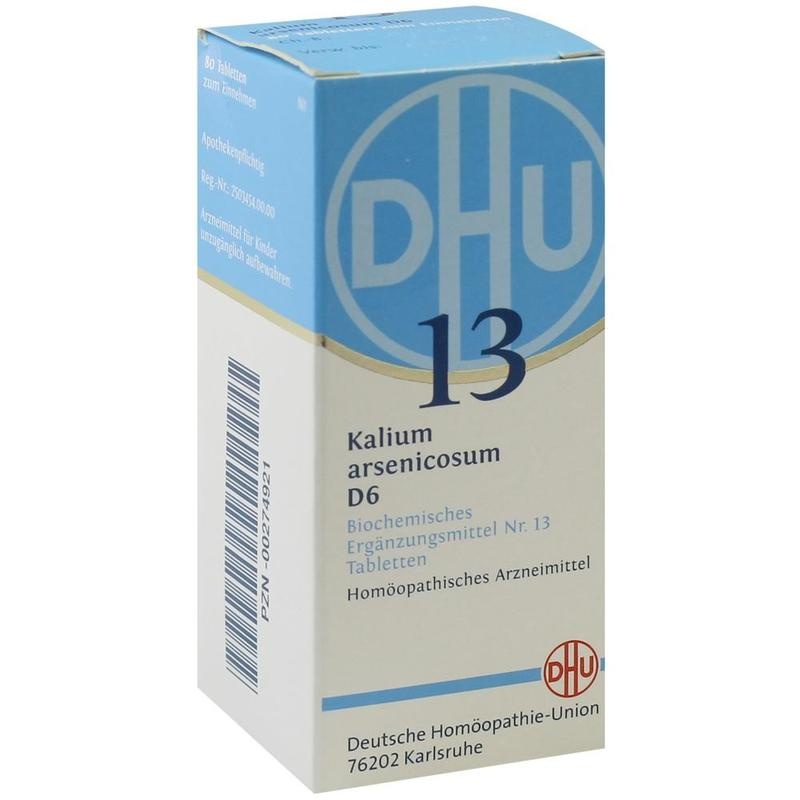 BIOCHEMIE DHU 13 Kalium arsenicosum D 6 Tabletten