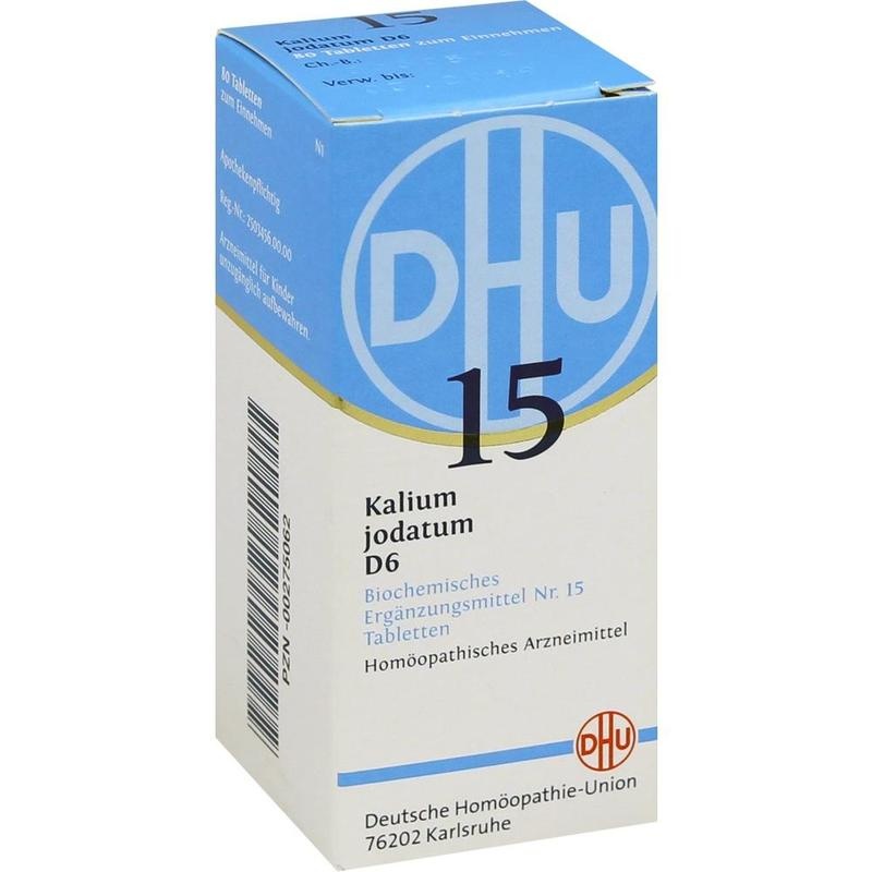 BIOCHEMIE DHU 15 Kalium jodatum D 6 Tabletten