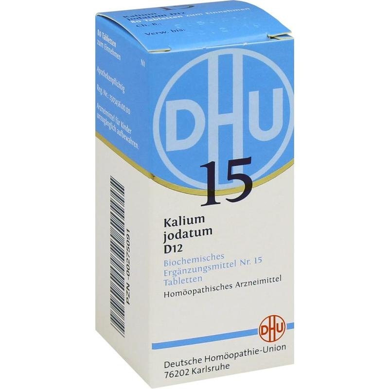 BIOCHEMIE DHU 15 Kalium jodatum D 12 Tabletten