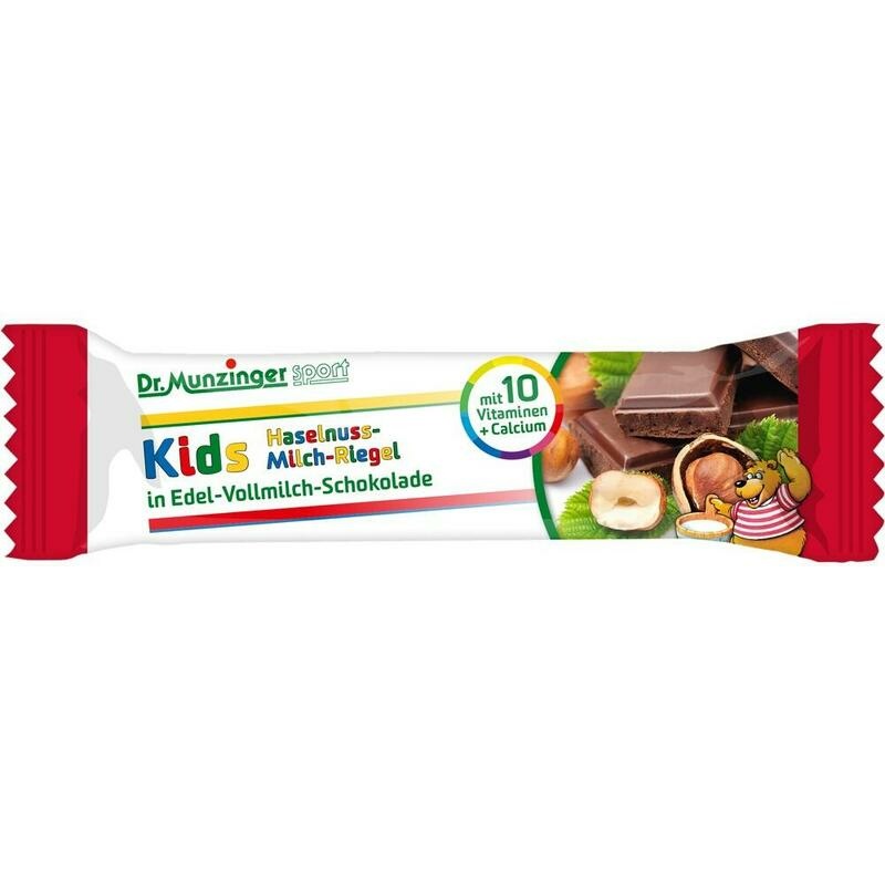 DR.MUNZINGER Riegel Kids-Haselnuss-Milch