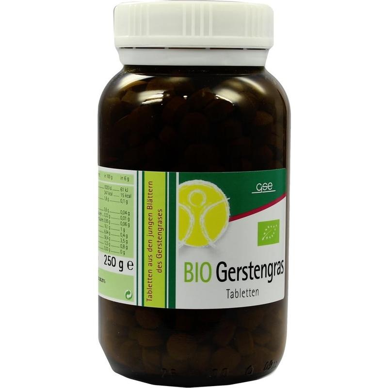 GSE Gerstengras 500mg kontrolliert biologisch Tab.