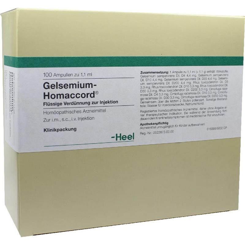 GELSEMIUM HOMACCORD Ampullen