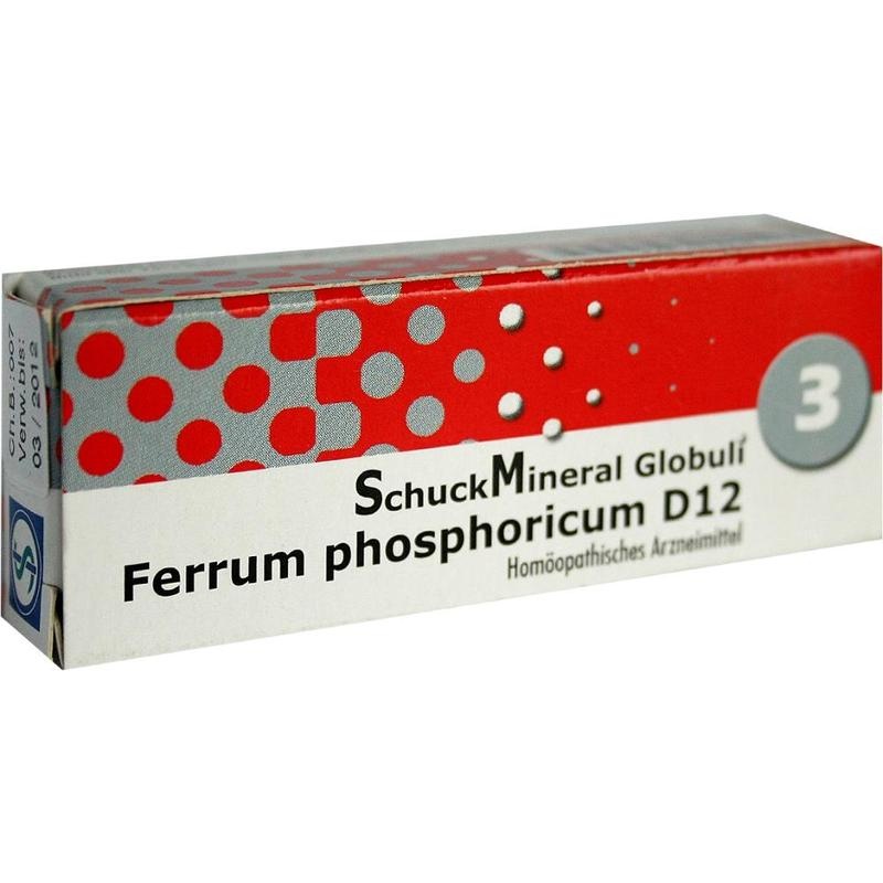 SCHUCKMINERAL Globuli 3 Ferrum phosphoricum D12