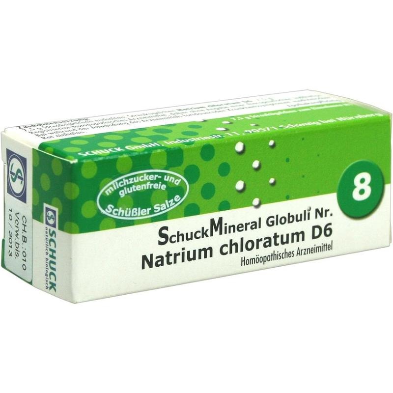 SCHUCKMINERAL Globuli 8 Natrium chloratum D6