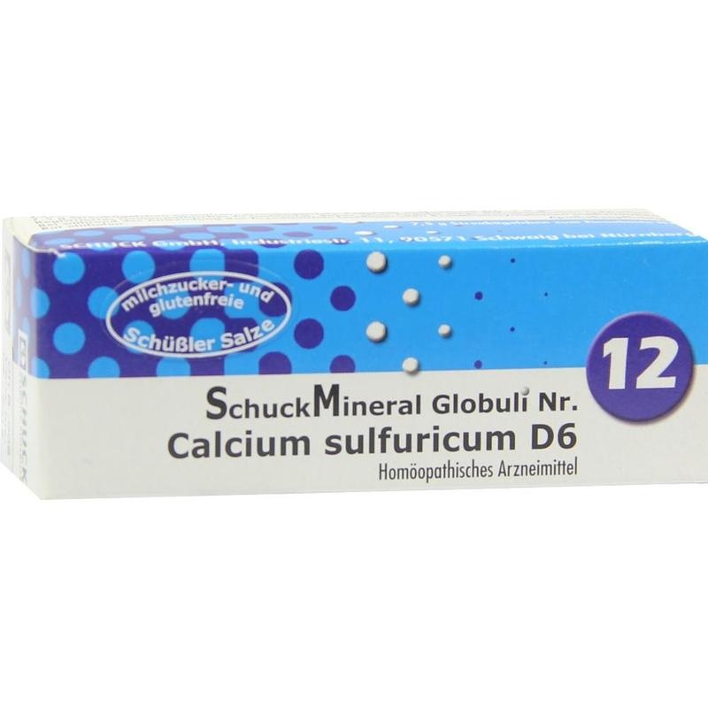 SCHUCKMINERAL Globuli 12 Calcium sulfuricum D6