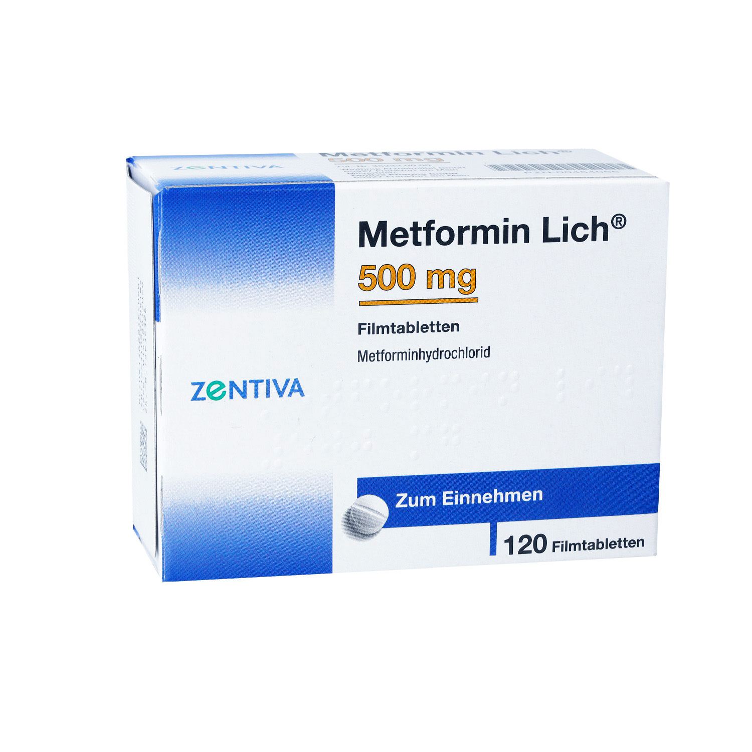 METFORMIN Lich 500 mg Filmtabletten