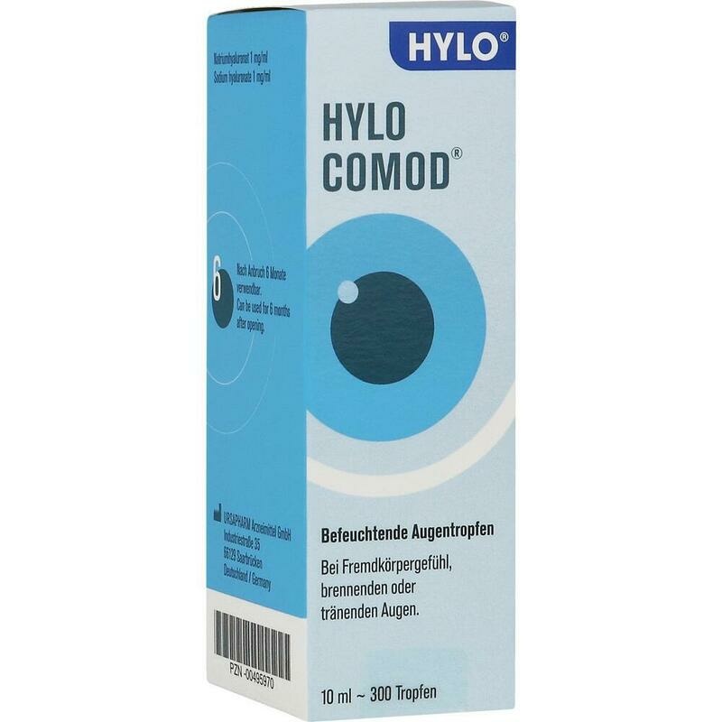 HYLO-COMOD Augentropfen – Bei Trockenheitsgefühl, Fremdkörpergefühl & Reizung