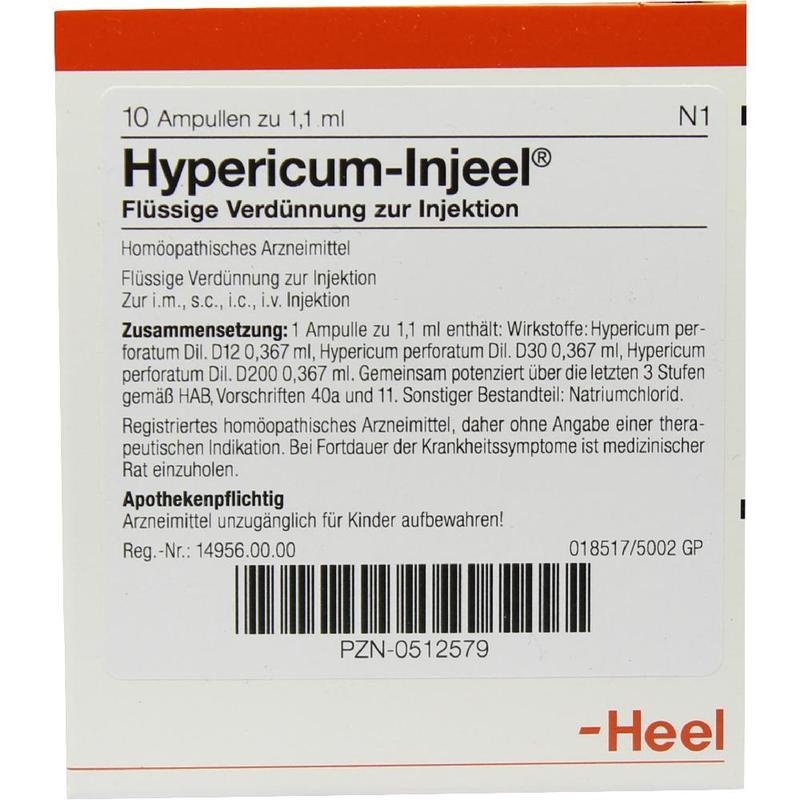 HYPERICUM INJEEL Ampullen