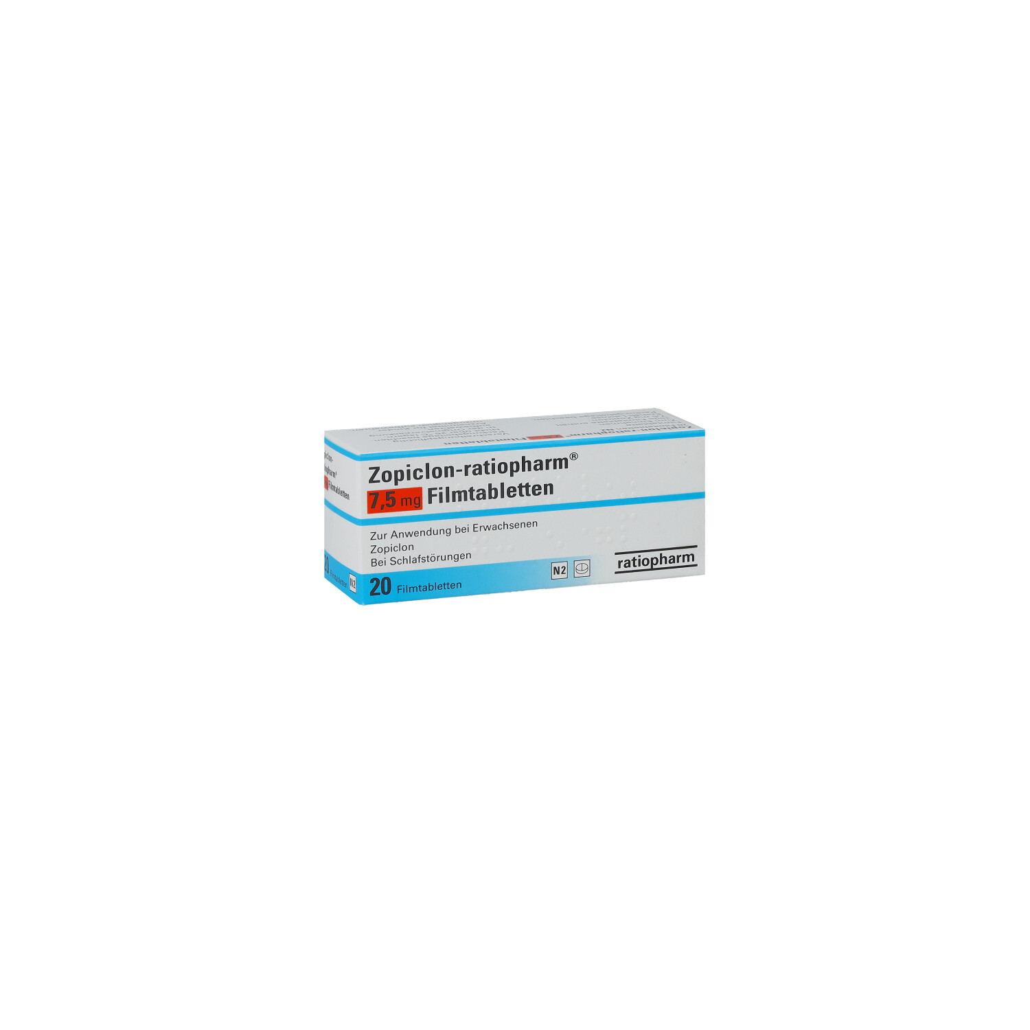 ZOPICLON-ratiopharm 7,5 mg Filmtabletten