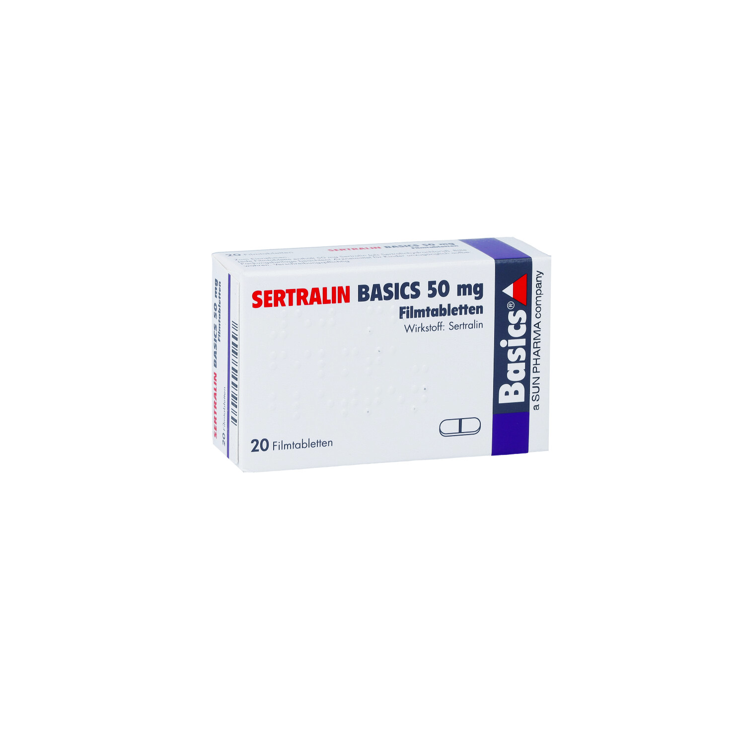 SERTRALIN BASICS 50 mg Filmtabletten