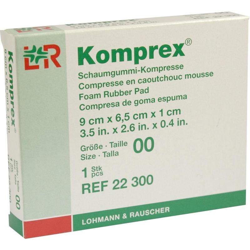 KOMPREX Schaumgummi Kompr.Gr.00 oval