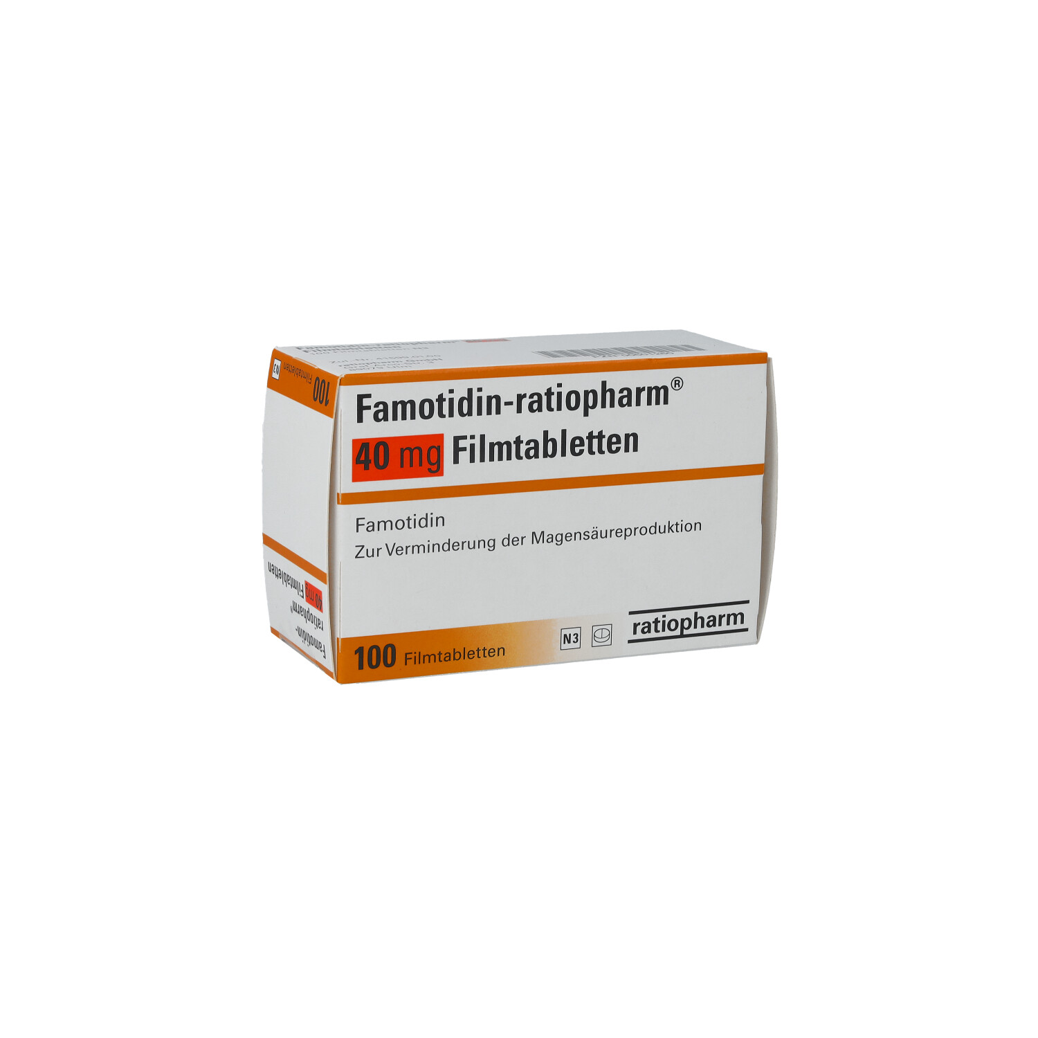 FAMOTIDIN-ratiopharm 40 mg Filmtabletten