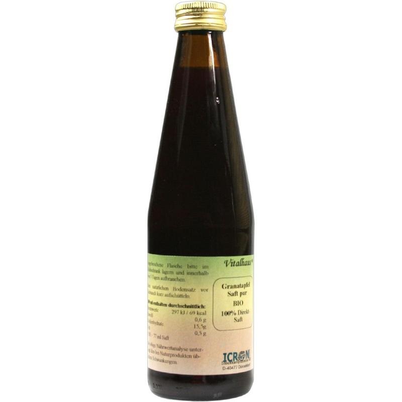 GRANATAPFEL SAFT pur Bio Vitalhaus
