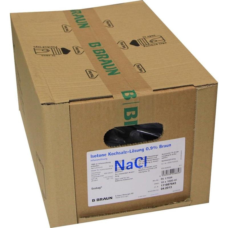 NATRIUMCHLORID 0,9% Braun Ecobag Infusionslsg.