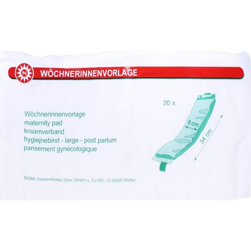 WÖCHNERINNENVORLAGE 8x34 cm