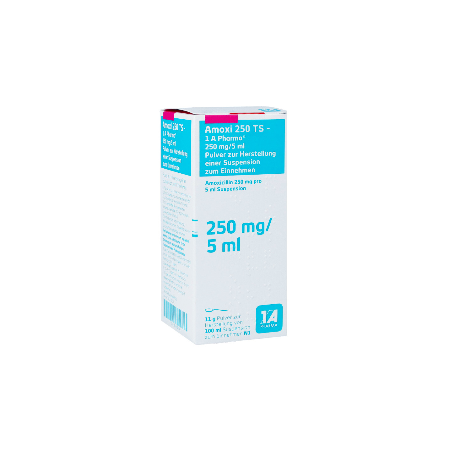 AMOXI 250 TS-1A Pharma Plv.z.Herst.e.Susp.z.Einn.