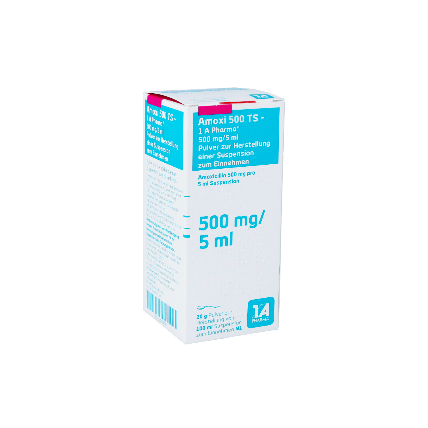 AMOXI 500 TS-1A Pharma Plv.z.Herst.e.Susp.z.Einn.