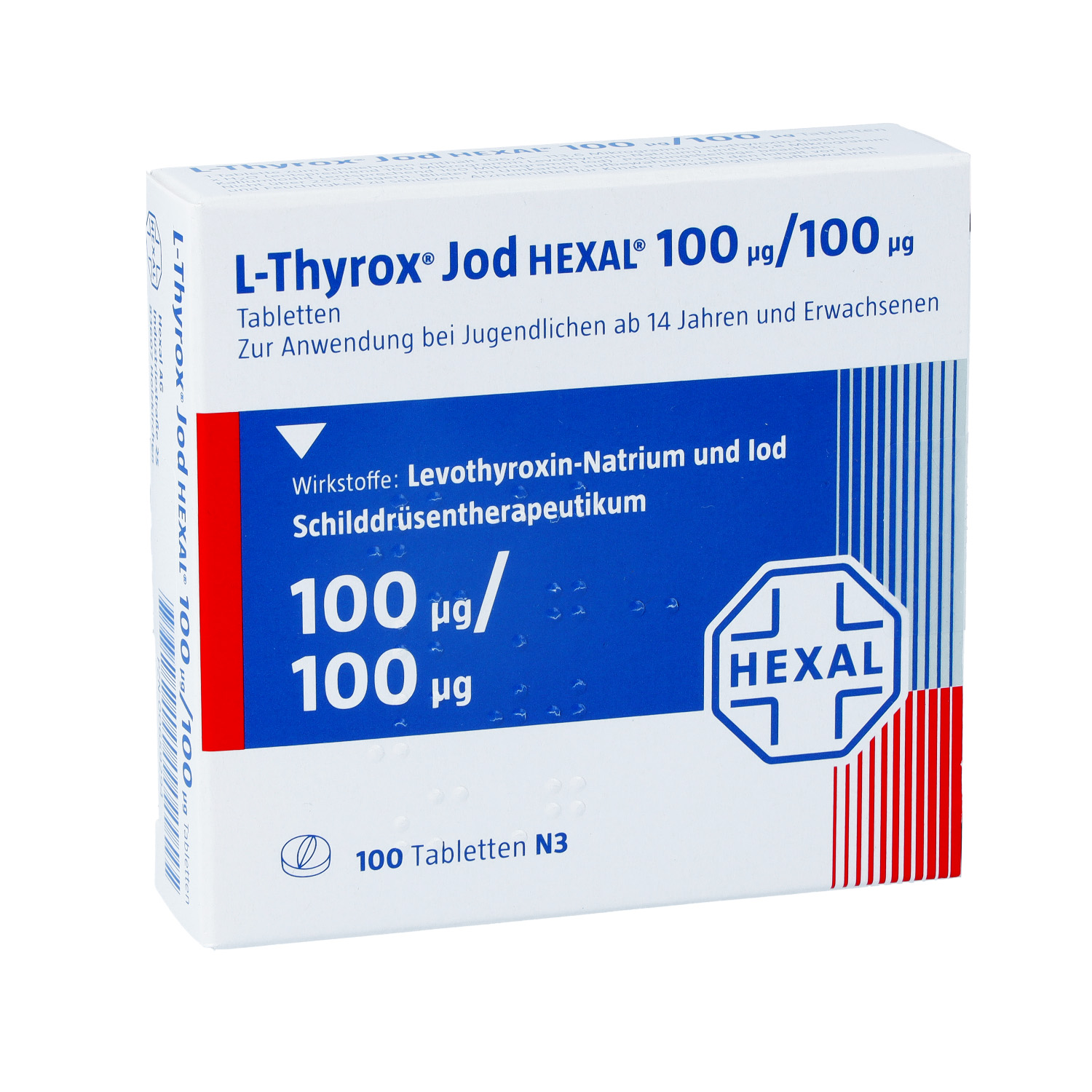 L-THYROX Jod HEXAL 100/100 Tabletten