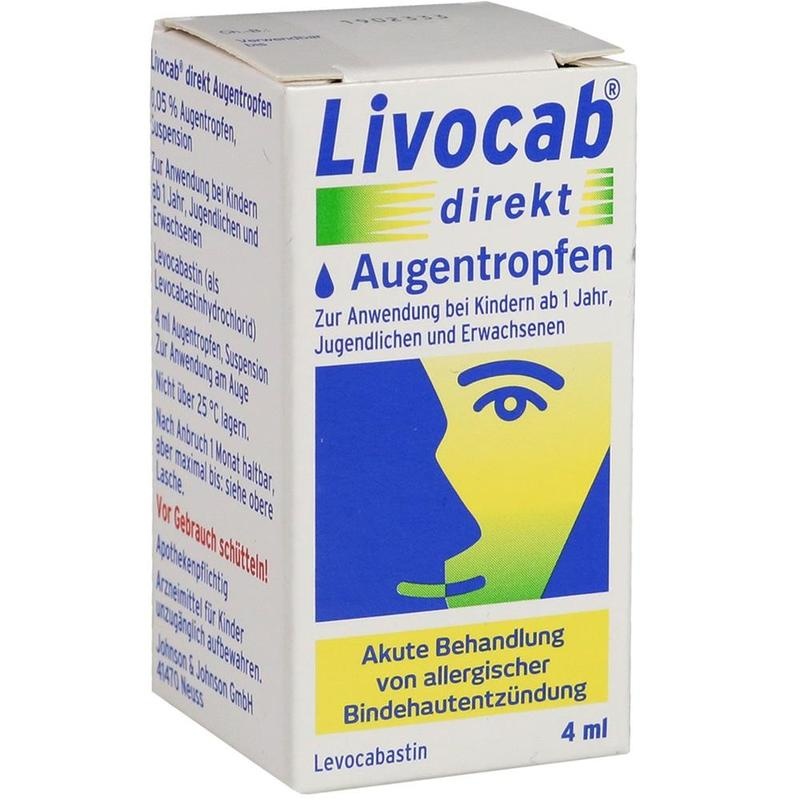 Livocab direkt Augentropfen – Bei juckenden Augen & Heuschnupfen