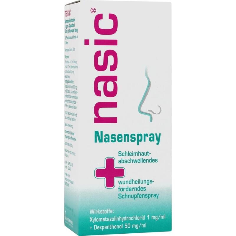 nasic Nasenspray – Bei Schnupfen & verstopfter Nase, befreit & pflegt