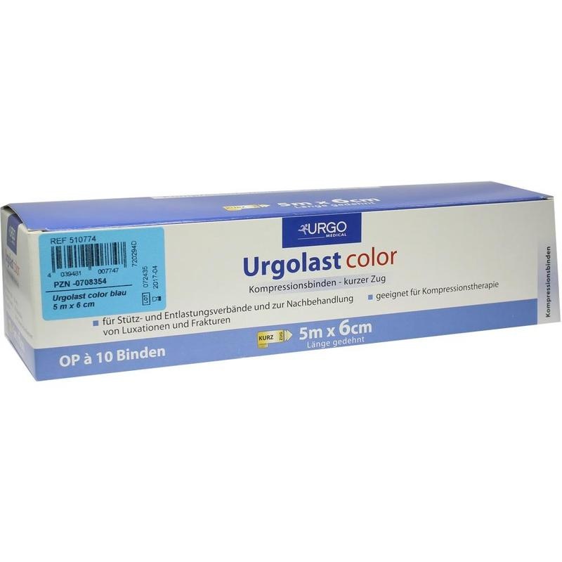 URGOLAST Color Binde 6 cmx5 m blau