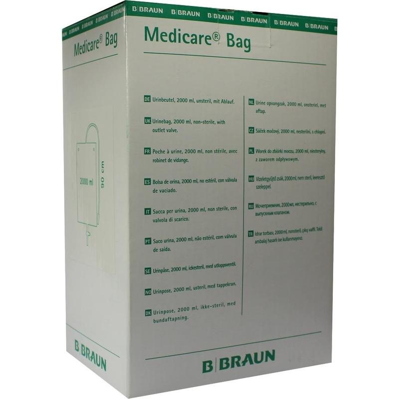 MEDICARE Bettbtl.unst.2 l m.90cm-Schlauch Ablauf