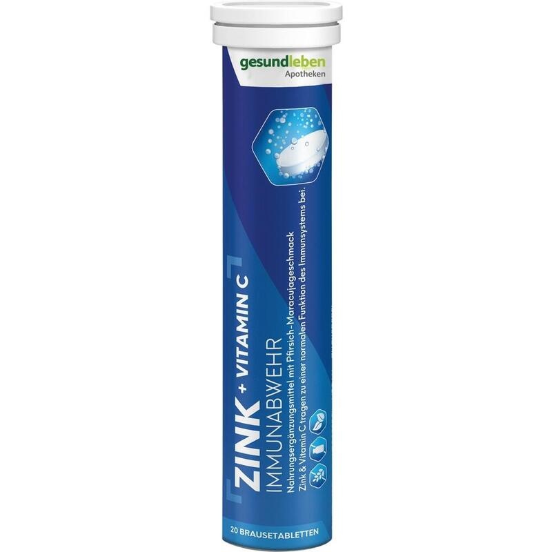 GESUND LEBEN Zink+Vitamin C Brausetabletten