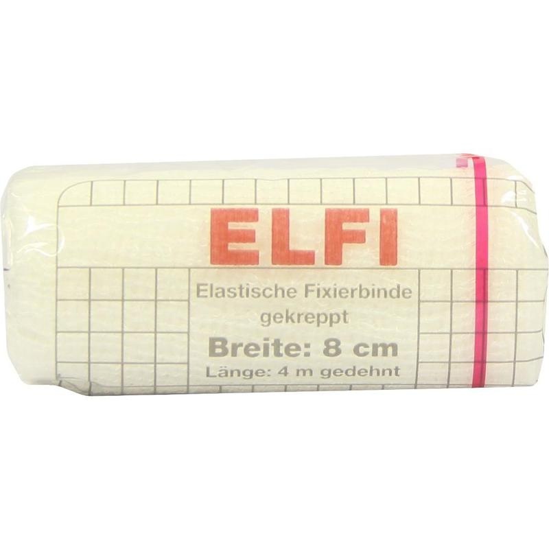 DRACOELFI elast.Fixierbinde 8 cmx4 m gekrep.cello