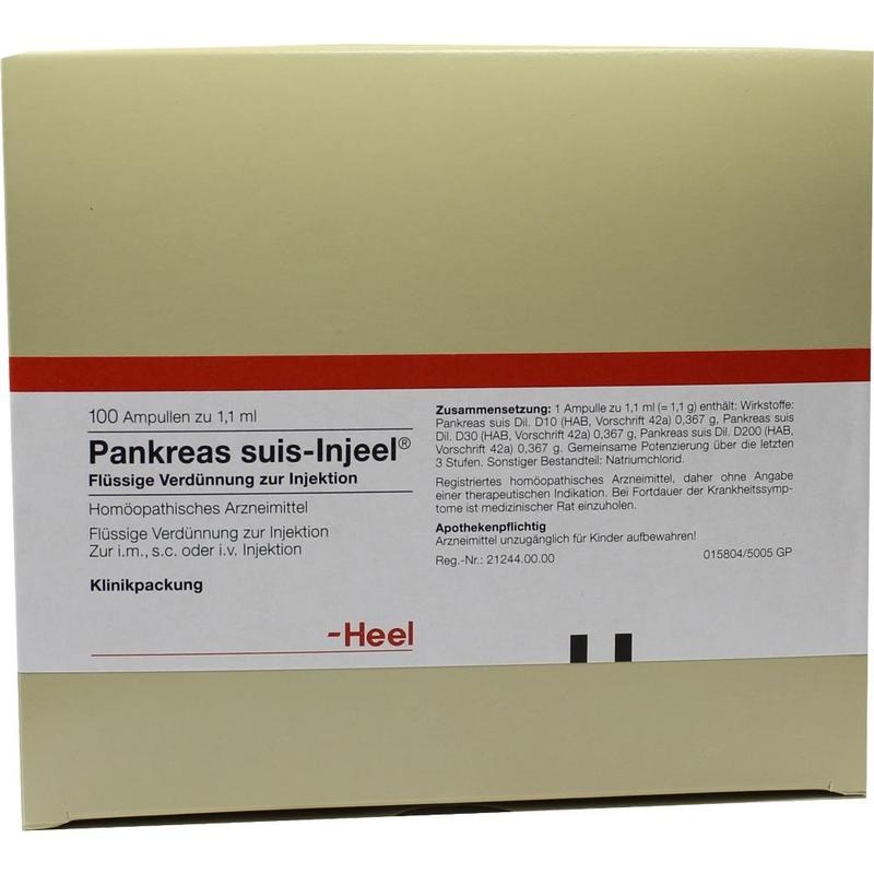PANKREAS SUIS Injeel Ampullen