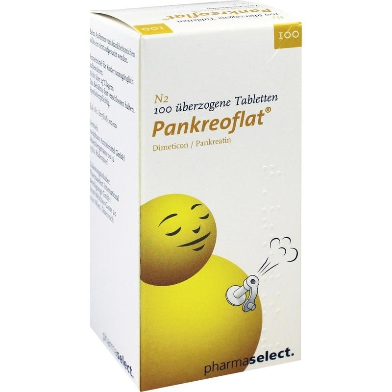 PANKREOFLAT überzogene Tabletten