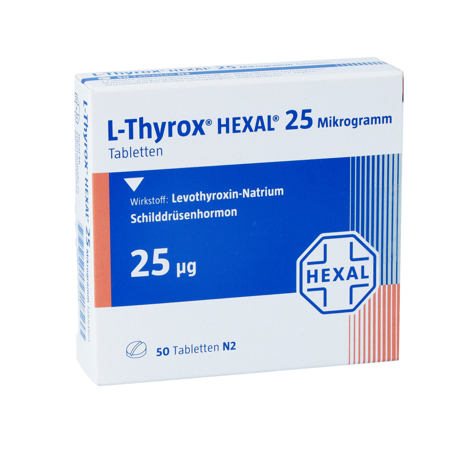 L-THYROX HEXAL 25 Mikrogramm Tabletten