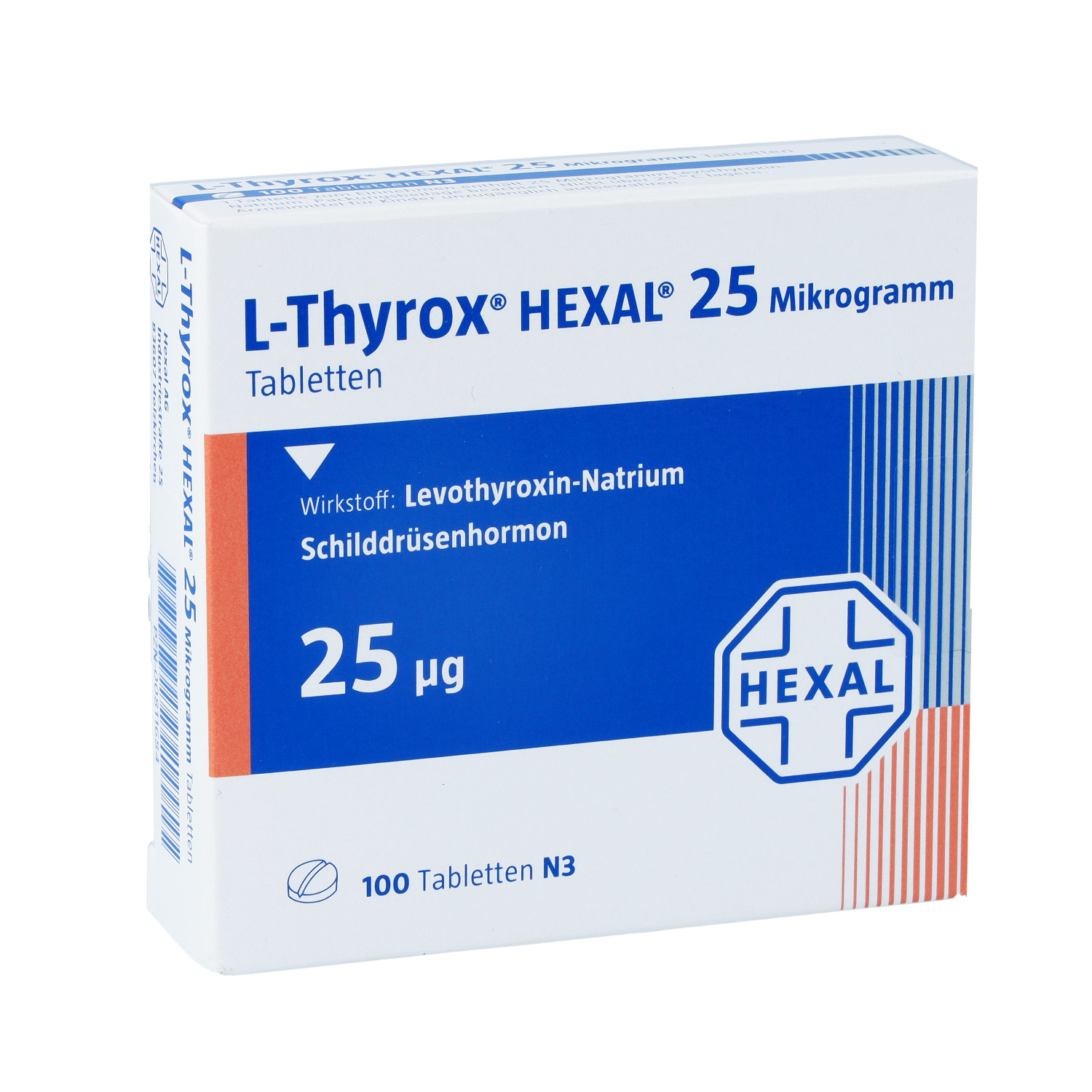 L-THYROX HEXAL 25 Mikrogramm Tabletten