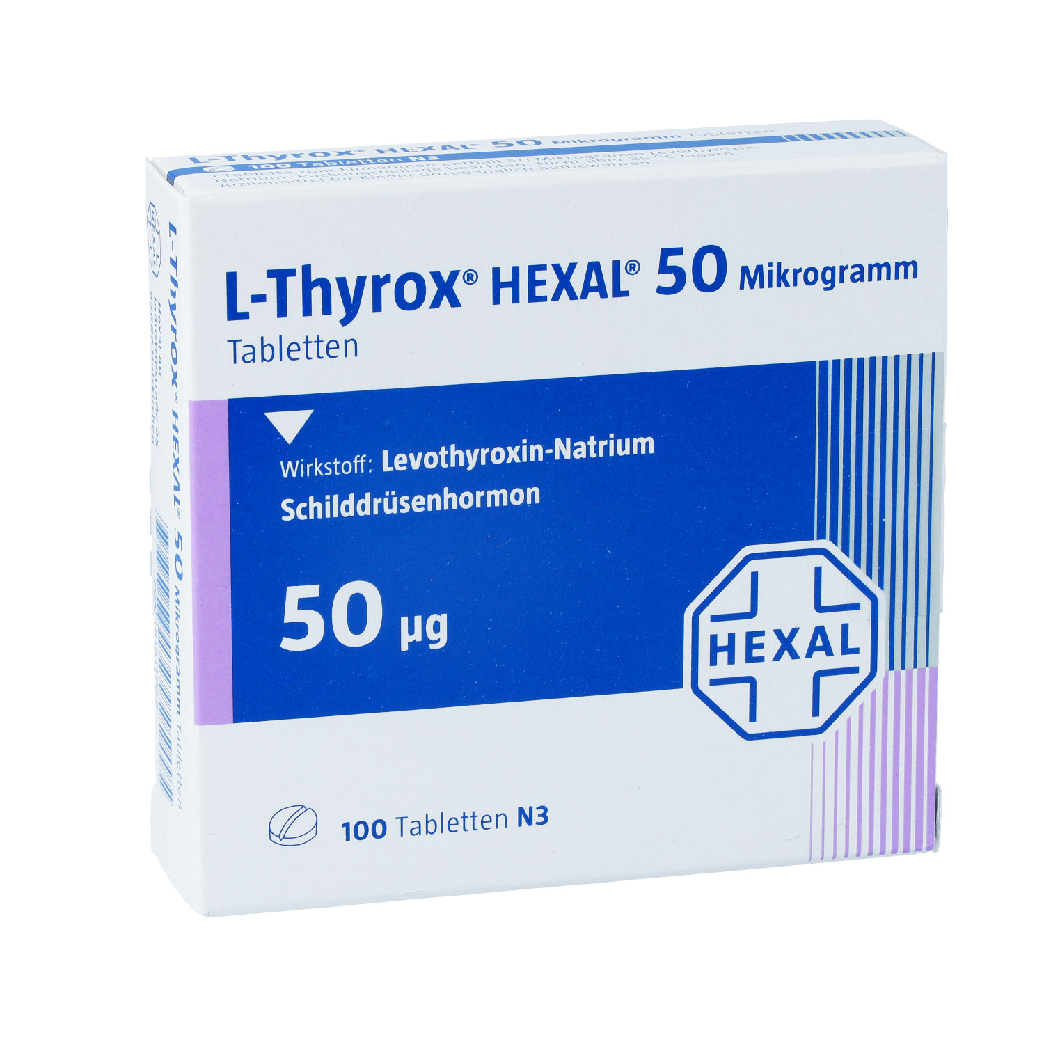 L-THYROX HEXAL 50 Mikrogramm Tabletten