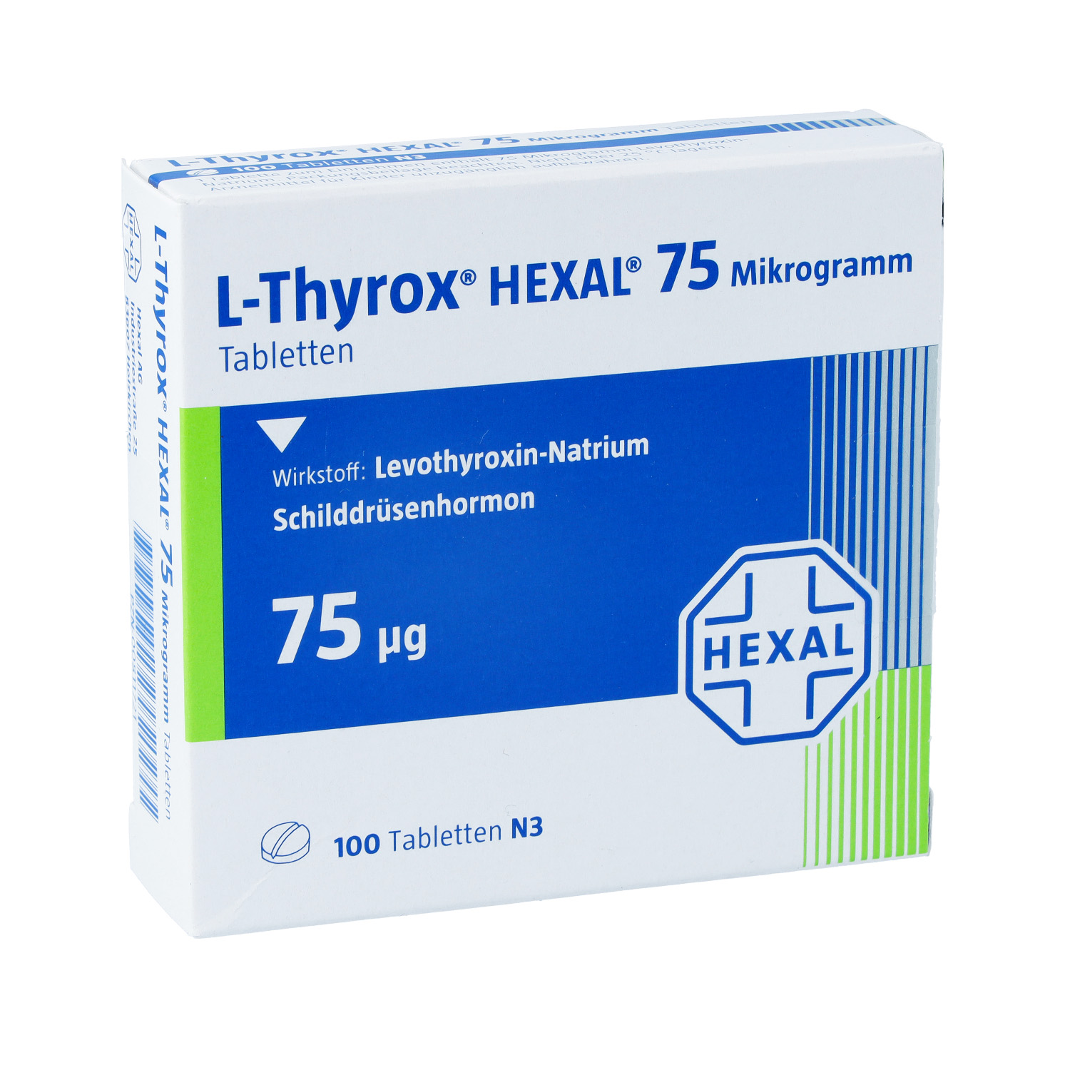 L-THYROX HEXAL 75 Mikrogramm Tabletten
