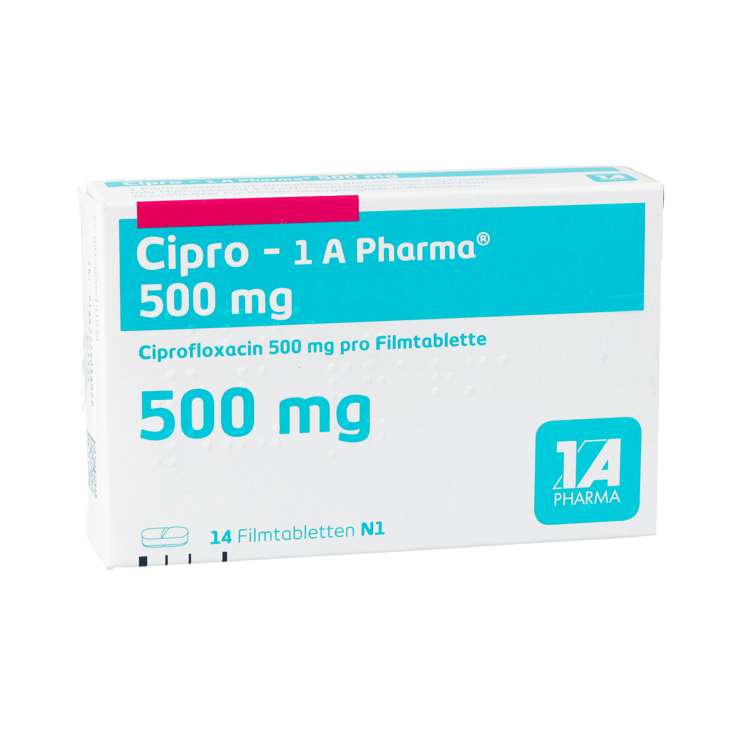 CIPRO-1A Pharma 500 mg Filmtabletten