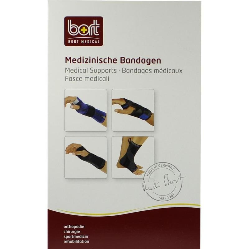 BORT ManuStabil kurz links S blau