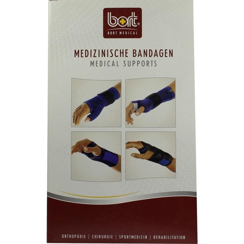 BORT ManuStabil kurz links XS blau