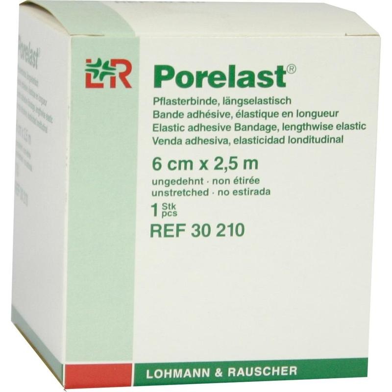 PORELAST Pflasterbinde 6 cmx2,5 m