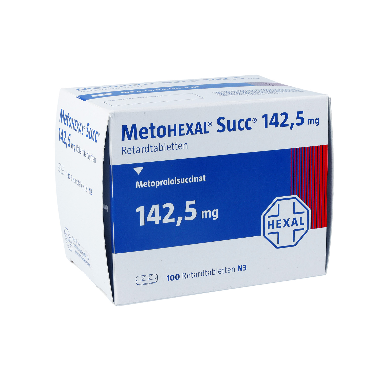 METOHEXAL Succ 142,5 mg Retardtabletten