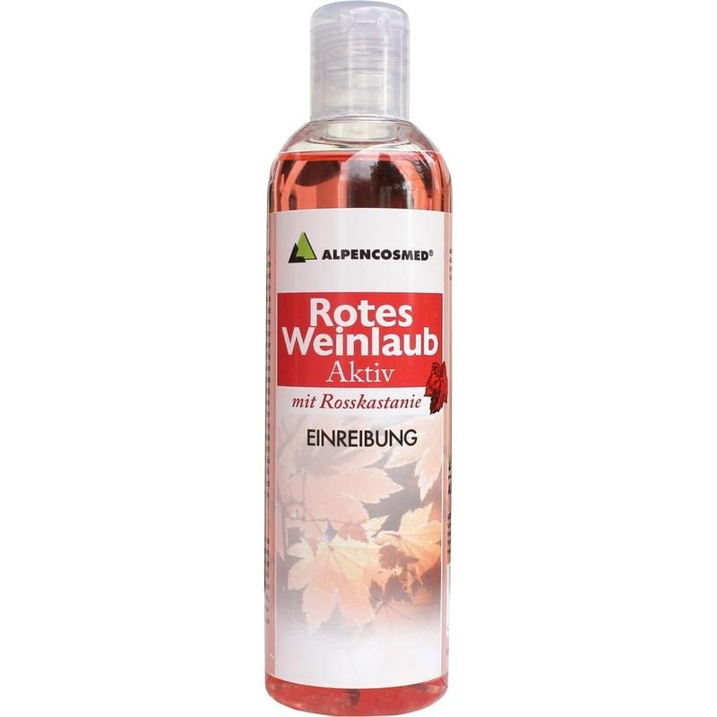 ALPENCOSMED Rotes Weinlaub Aktiv Einreibung
