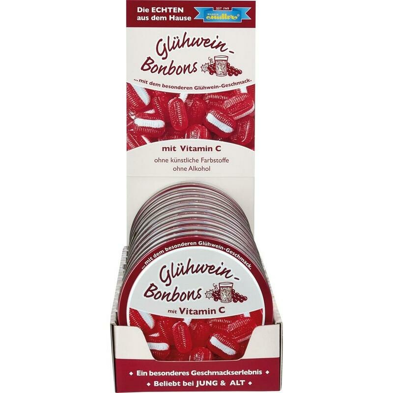 GLÜHWEIN BONBONS in Dosen